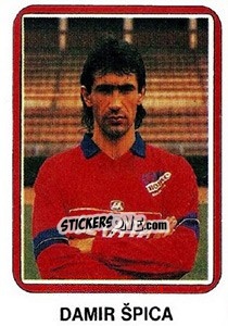 Figurina Damir Špica - Fudbal 1990-1991 n. 204 - Decje Novine