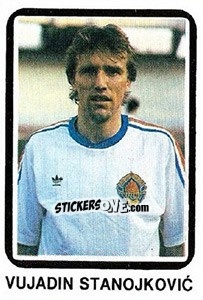 Sticker Vujadin Stanojkovic - Fudbal 1990-1991 n. 217 - Decje Novine