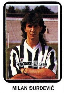 Sticker Milan Ðurdevic - Fudbal 1990-1991 n. 225 - Decje Novine