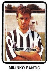 Sticker Milinko Pantic - Fudbal 1990-1991 n. 227 - Decje Novine