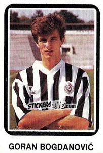 Sticker Goran Bogdanovic - Fudbal 1990-1991 n. 229 - Decje Novine