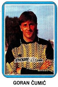 Sticker Goran Cumic - Fudbal 1990-1991 n. 236 - Decje Novine