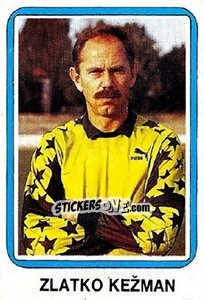 Sticker Zlatko Kežman - Fudbal 1990-1991 n. 237 - Decje Novine