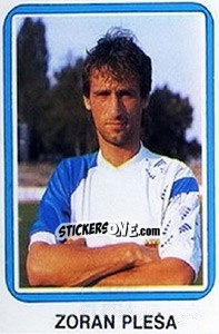 Sticker Zoran Pleša - Fudbal 1990-1991 n. 242 - Decje Novine