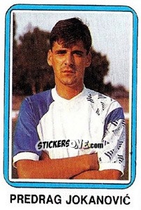 Sticker Predrag Jokanovic - Fudbal 1990-1991 n. 246 - Decje Novine