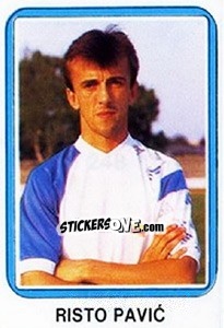 Sticker Risto Pavic - Fudbal 1990-1991 n. 248 - Decje Novine