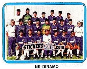 Sticker Team photo - Fudbal 1990-1991 n. 254 - Decje Novine