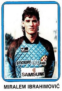 Sticker Miralem Ibrahimovic - Fudbal 1990-1991 n. 258 - Decje Novine