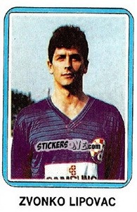 Sticker Zvonko Lipovac - Fudbal 1990-1991 n. 263 - Decje Novine