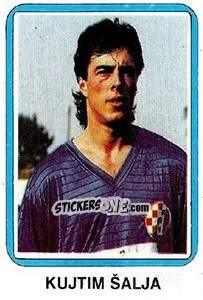 Sticker Kujtim Šalja - Fudbal 1990-1991 n. 271 - Decje Novine