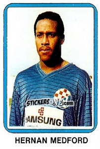 Sticker Hernán Medford - Fudbal 1990-1991 n. 273 - Decje Novine