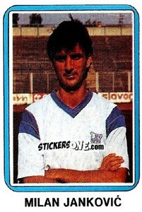 Sticker Milan Jankovic - Fudbal 1990-1991 n. 281 - Decje Novine