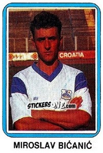 Sticker Miroslav Bicanic - Fudbal 1990-1991 n. 286 - Decje Novine