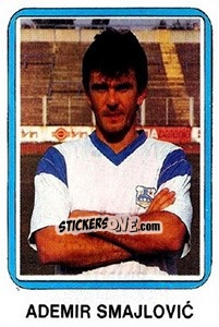 Sticker Ademir Smajlovic - Fudbal 1990-1991 n. 294 - Decje Novine
