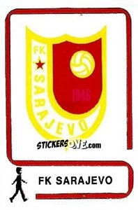 Sticker Emblem - Fudbal 1990-1991 n. 297 - Decje Novine