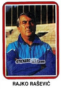 Sticker Rajko Raševic - Fudbal 1990-1991 n. 298 - Decje Novine