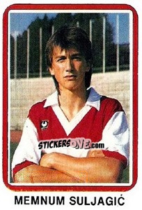 Sticker Memnun Suljagic - Fudbal 1990-1991 n. 315 - Decje Novine