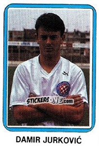 Sticker Damir Jurkovic - Fudbal 1990-1991 n. 325 - Decje Novine