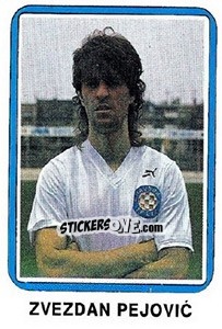Sticker Zvezdan Pejovic - Fudbal 1990-1991 n. 330 - Decje Novine