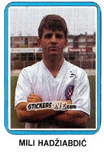Sticker Mili Hadžiabdic - Fudbal 1990-1991 n. 334 - Decje Novine