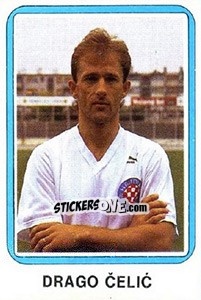 Sticker Drago celic - Fudbal 1990-1991 n. 336 - Decje Novine