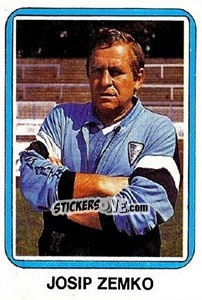 Sticker Josip Zemko - Fudbal 1990-1991 n. 340 - Decje Novine