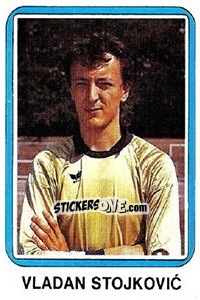 Sticker Vladan Stojkovic - Fudbal 1990-1991 n. 341 - Decje Novine