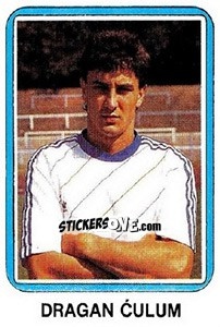 Sticker Dragan Culum - Fudbal 1990-1991 n. 342 - Decje Novine