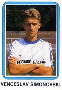 Sticker Venceslav Simonovski - Fudbal 1990-1991 n. 343 - Decje Novine