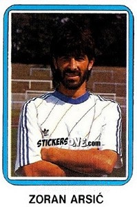 Sticker Zoran Arsic - Fudbal 1990-1991 n. 347 - Decje Novine