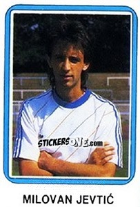 Sticker Milovan Jevtic - Fudbal 1990-1991 n. 353 - Decje Novine