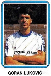 Sticker Goran Lukovic - Fudbal 1990-1991 n. 358 - Decje Novine