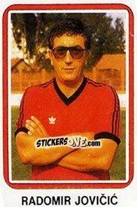 Sticker Radomir Jovicic - Fudbal 1990-1991 n. 361 - Decje Novine
