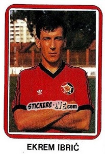Figurina Ekrem Ibric - Fudbal 1990-1991 n. 364 - Decje Novine