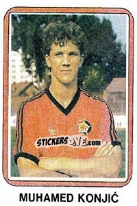 Sticker Muhamed Konjic - Fudbal 1990-1991 n. 365 - Decje Novine