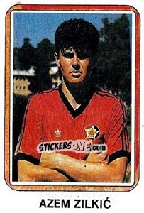 Figurina Azem Zilkic - Fudbal 1990-1991 n. 372 - Decje Novine