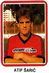 Figurina Atif Šaric - Fudbal 1990-1991 n. 373 - Decje Novine