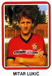 Figurina Mitar Lukic - Fudbal 1990-1991 n. 374 - Decje Novine