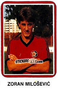 Figurina Zoran Miloševic - Fudbal 1990-1991 n. 376 - Decje Novine