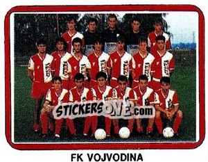 Sticker Team photo - Fudbal 1990-1991 n. 380 - Decje Novine