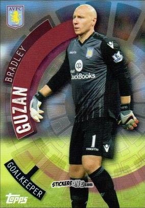 Cromo Bradley Guzan - Premier Club 2015-2016 n. 15 - Topps