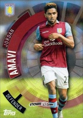 Figurina Jordan Amavi - Premier Club 2015-2016 n. 17 - Topps