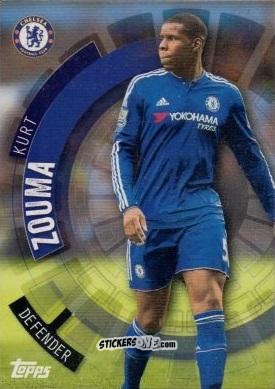 Figurina Kurt Zouma - Premier Club 2015-2016 n. 25 - Topps