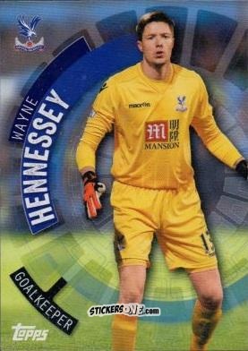 Sticker Wayne Hennessey - Premier Club 2015-2016 n. 30 - Topps