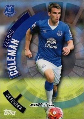 Cromo Seamus Coleman - Premier Club 2015-2016 n. 39 - Topps