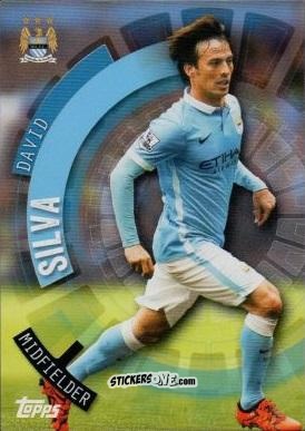 Figurina David Silva - Premier Club 2015-2016 n. 65 - Topps