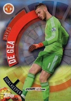 Cromo David De Gea - Premier Club 2015-2016 n. 67 - Topps