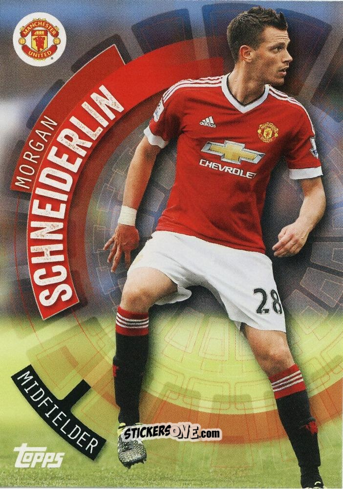 Cromo Morgan Schneiderlin - Premier Club 2015-2016 n. 71 - Topps
