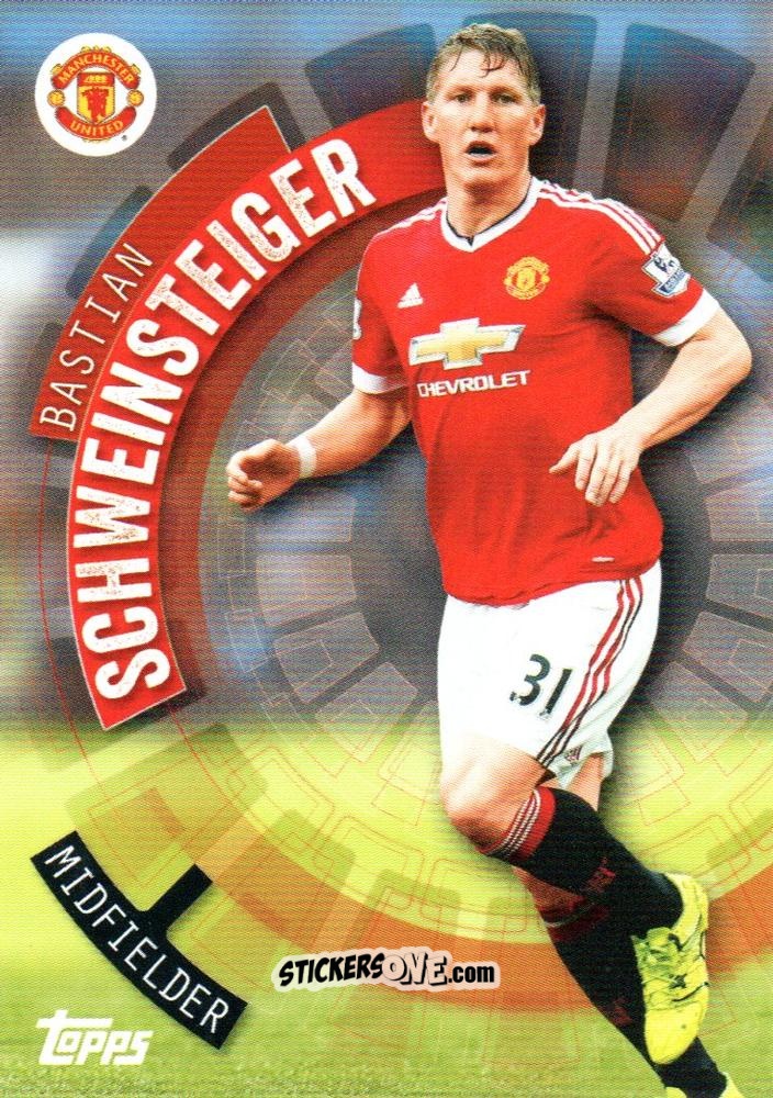 Sticker Bastian Schweinsteiger - Premier Club 2015-2016 n. 72 - Topps