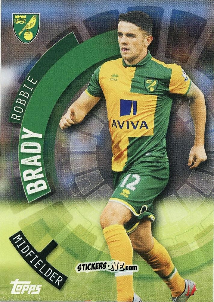Cromo Robbie Brady - Premier Club 2015-2016 n. 86 - Topps